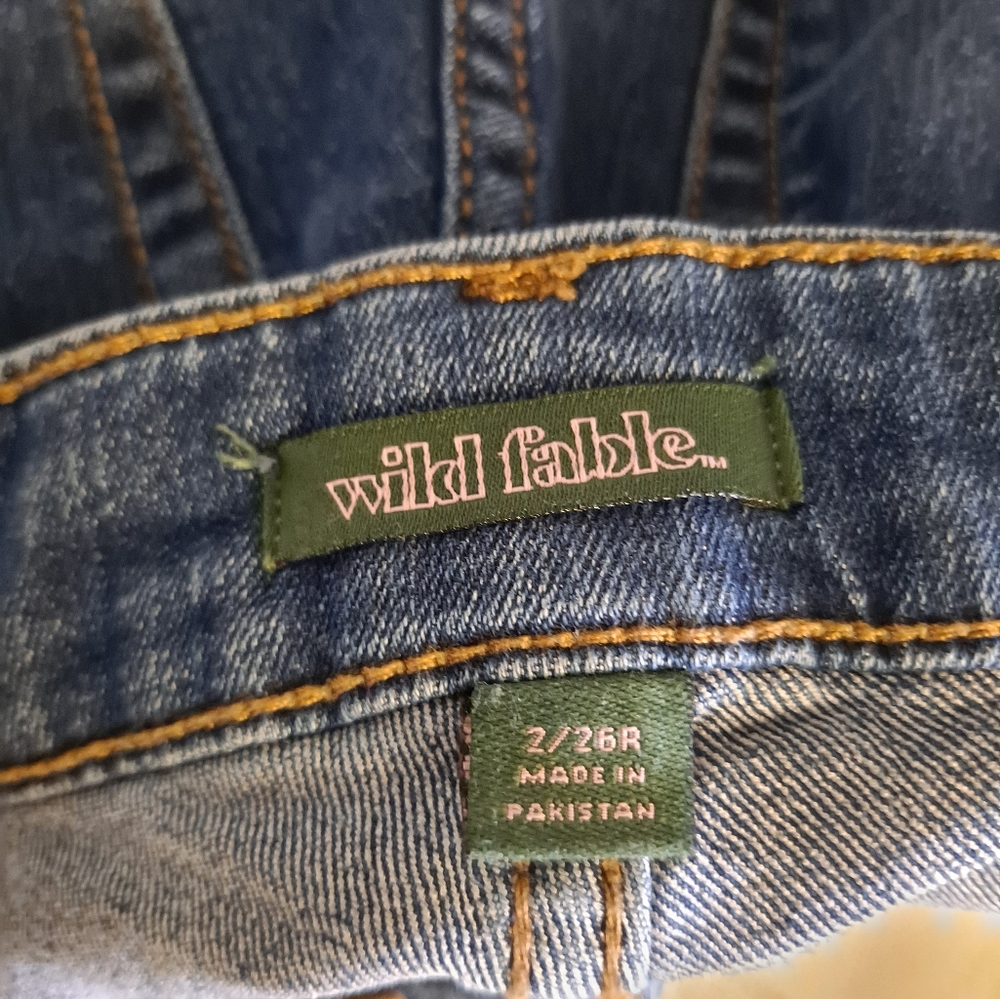 Wild Fable high waist blue denim shorts - Picture 4 of 5